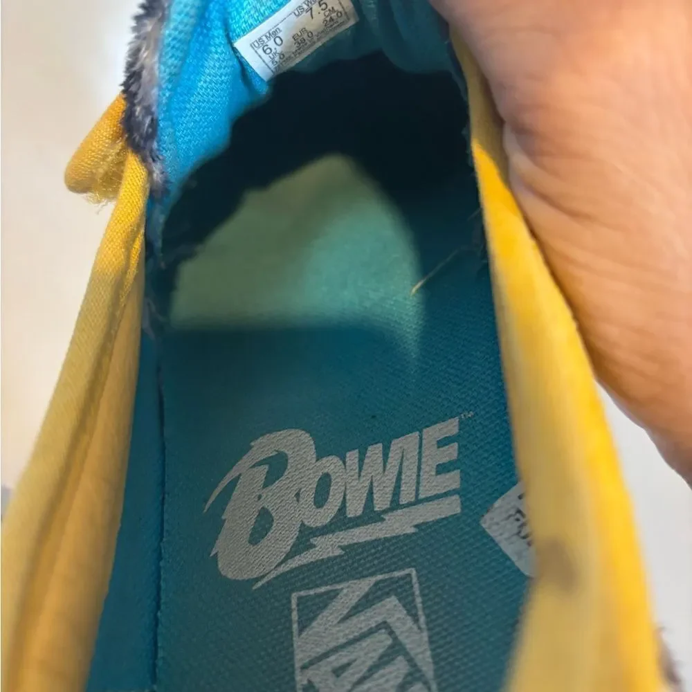 Limited Vans x David Bowie Hunky Dory flats Slip on Shoes sneakers loafers